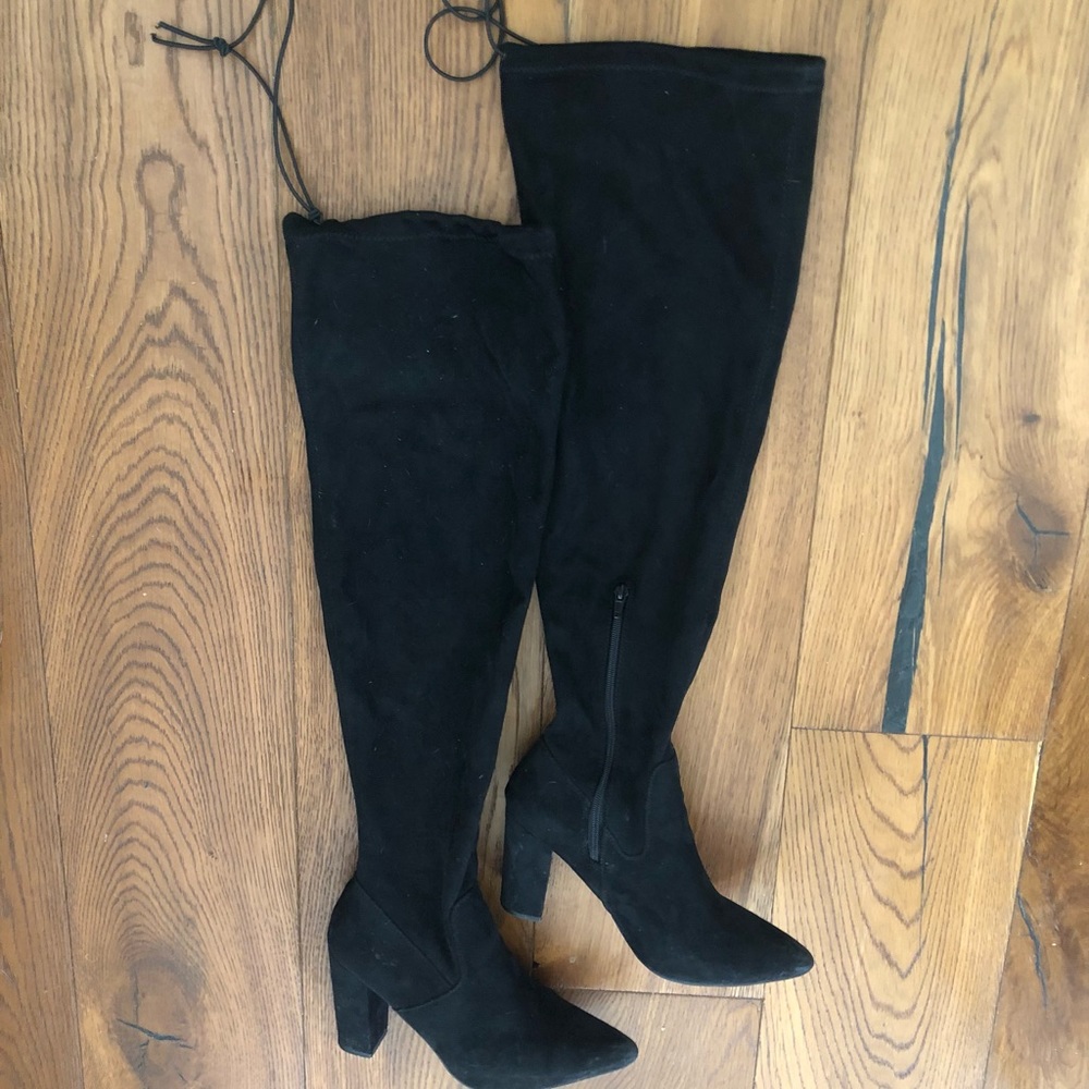 Over the Knee Suede Boot